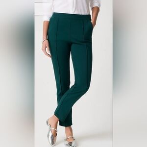 J. Crew Factory Teal Straight Leg Pants